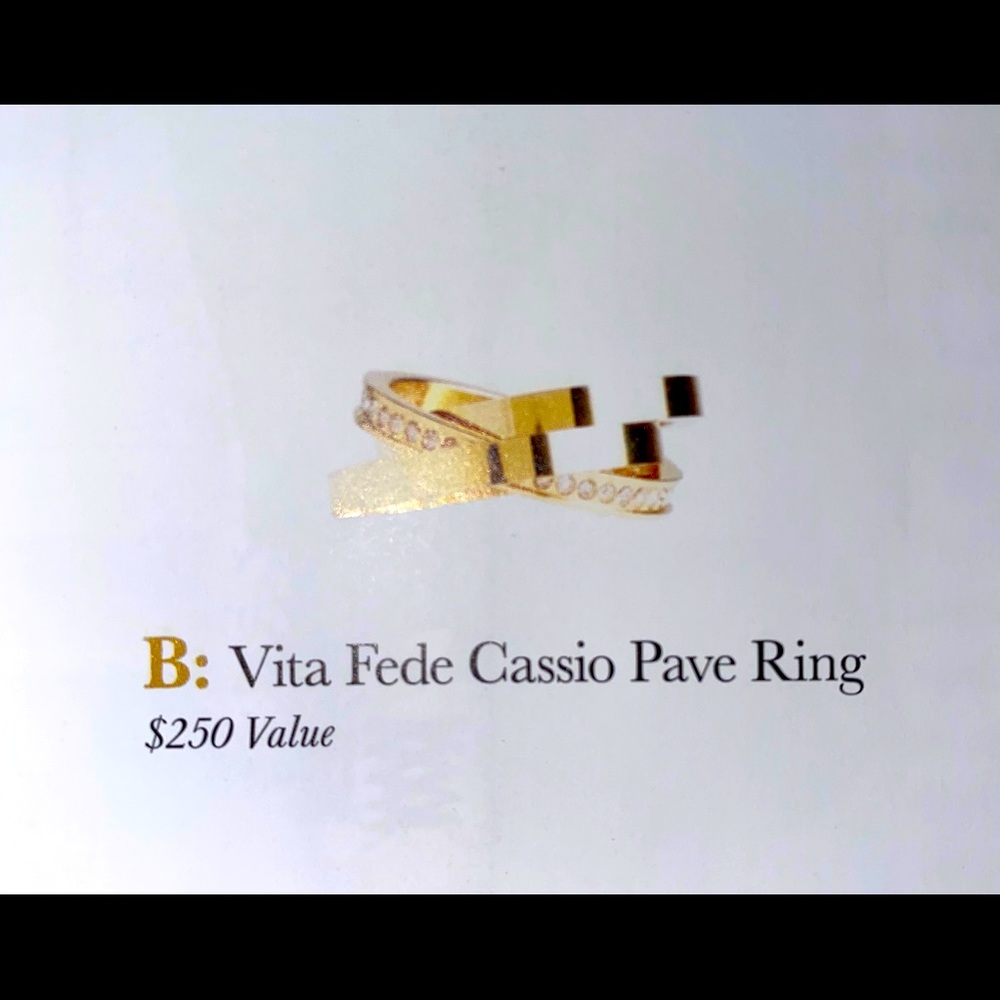 Vita Fede Gold Cassio Pave Ring